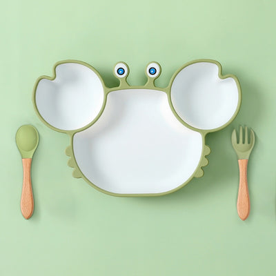 Silicone Animal Suction Plate Set